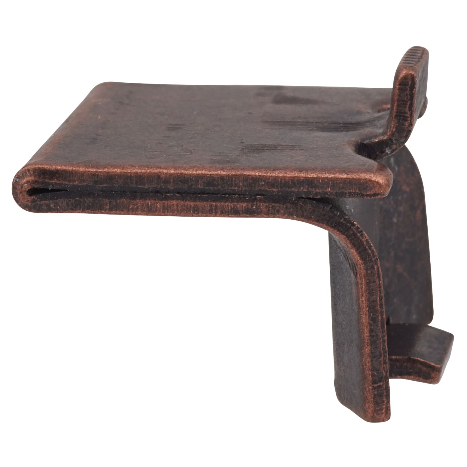 Heavy Duty Raised Bookcase Clip - Bronze Plated - Pack of 10 - view 3