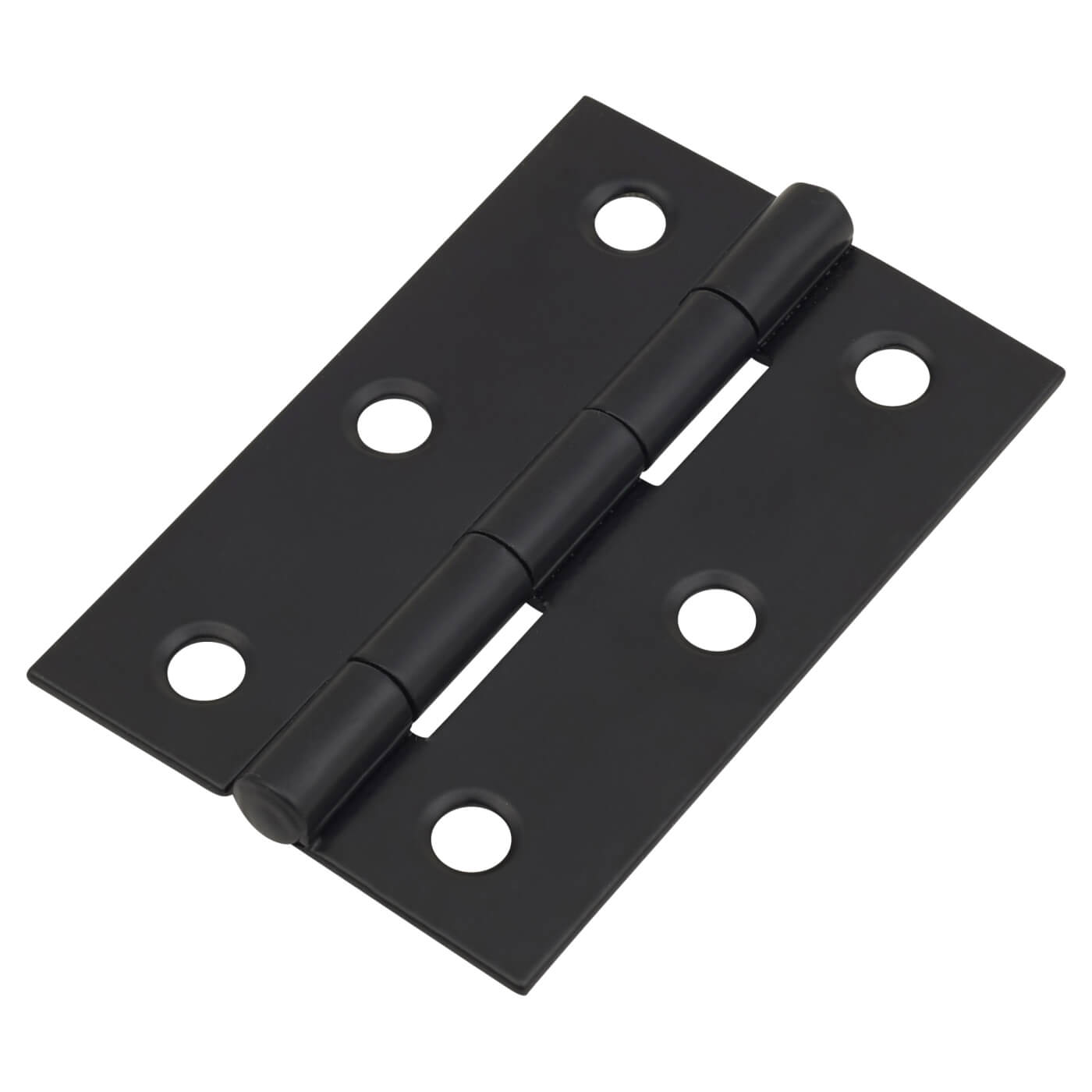 Butt Door Hinge - 76 x 51 x 1.6mm - Black Epoxy Coated - Pair - view 2