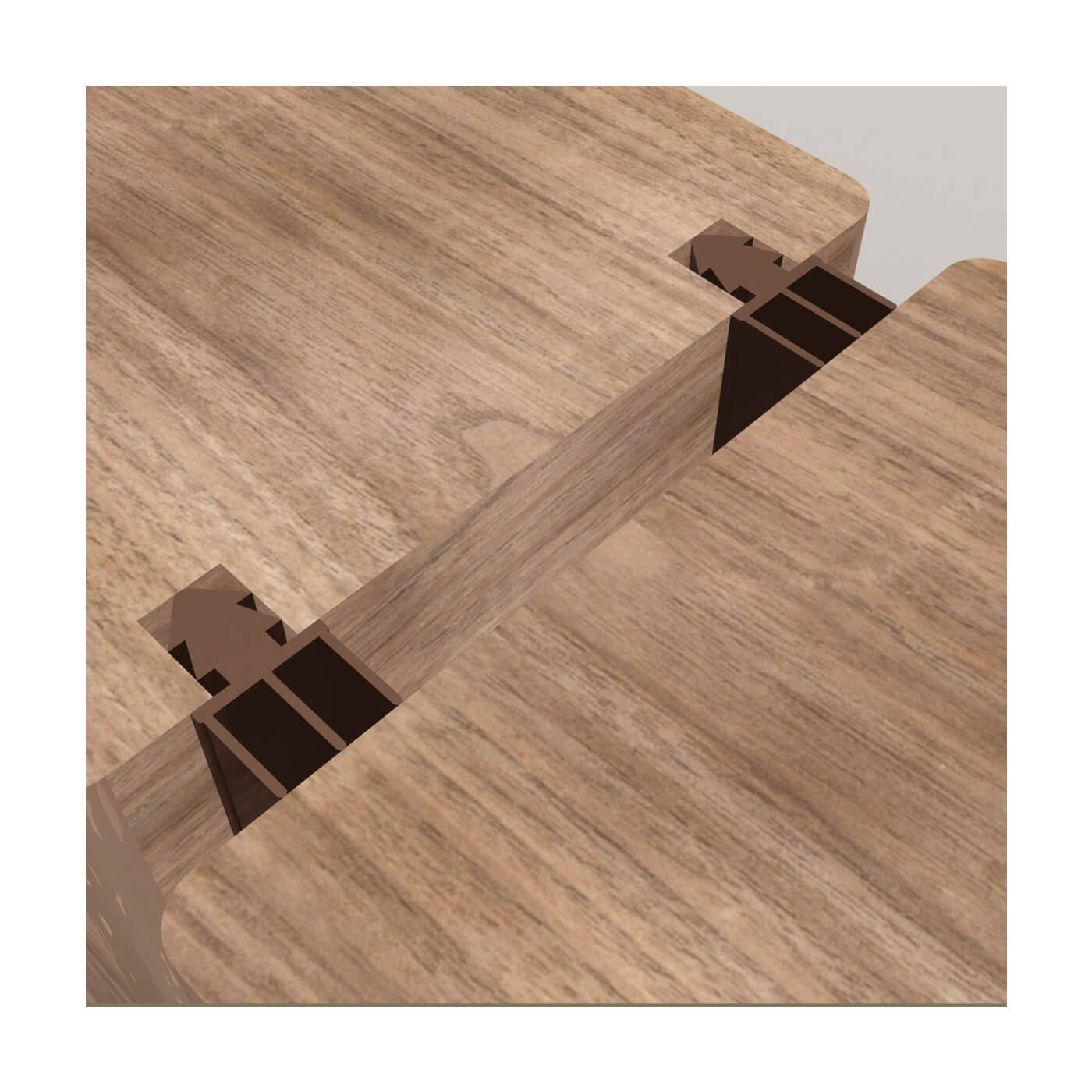 720 Perimeter Seal - 2100mm Length - Brown - Pack of 5 - view 3