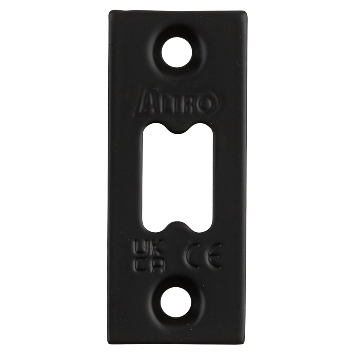 Heavy Duty Tubular Latch - 65mm Case - 44mm Backset - Square - Matt Black - view 4