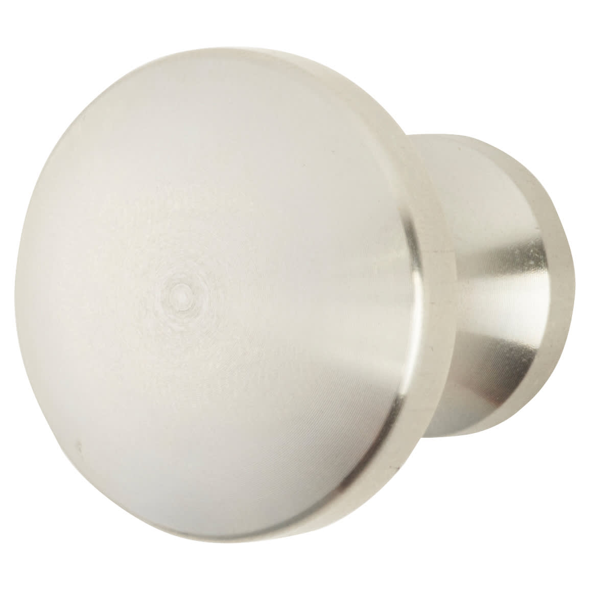 Mushroom Style Round Cabinet Knob - 30mm Diameter - Satin Stainless Steel - view 2