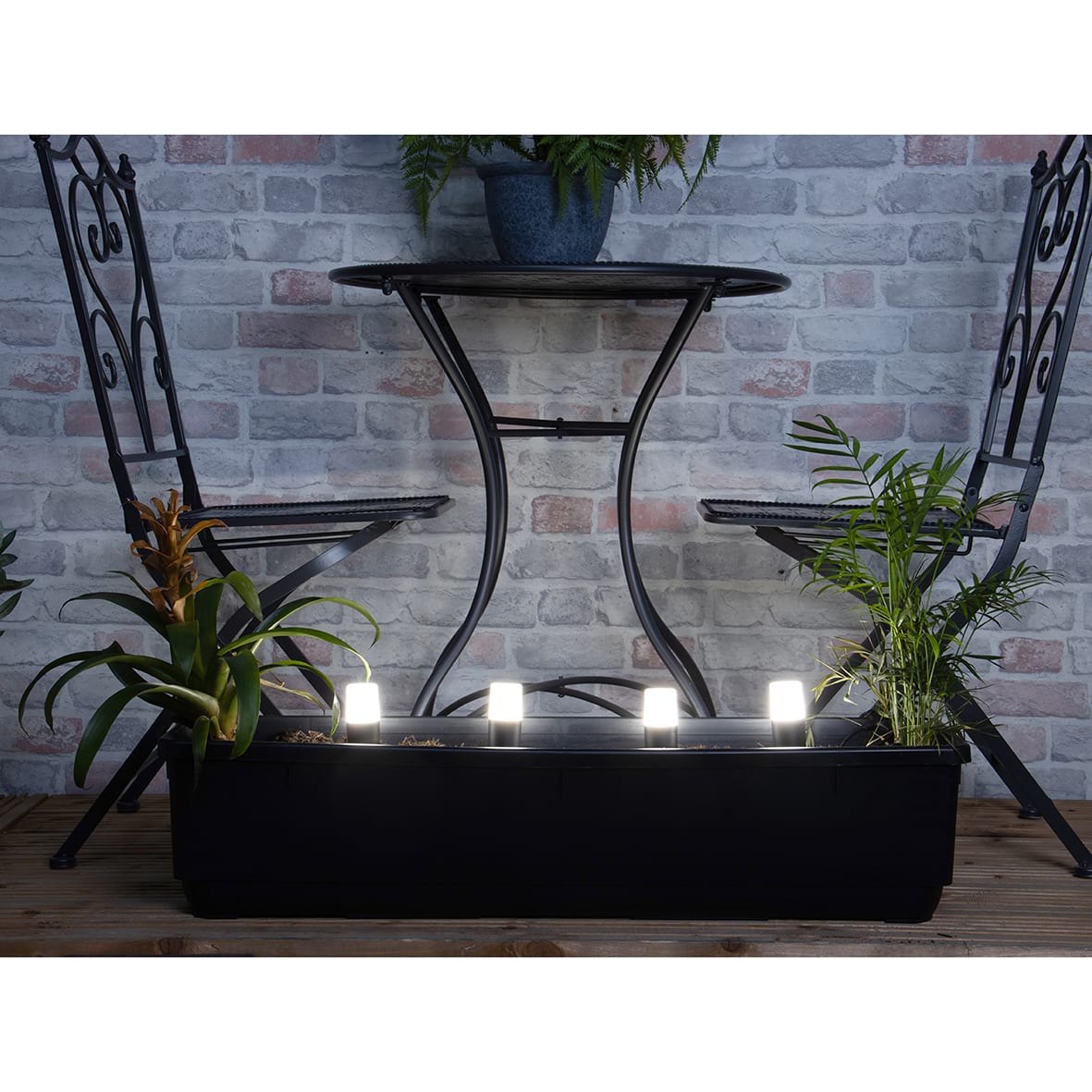 Forum Zink Lapin 3W LED Pathway Garden Light Add on Kit - IP65 - 4000K Cool White - Black - Pack of 2 - view 4