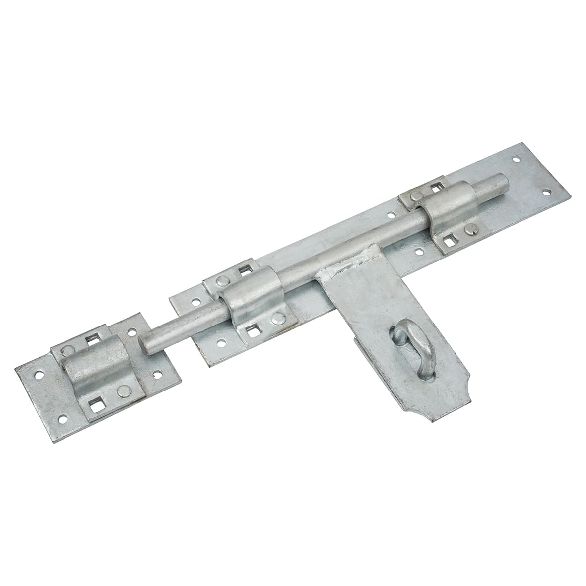 Heavy Duty Gate Padlock Bolt - 300mm Length - Galvanised Steel - view 2