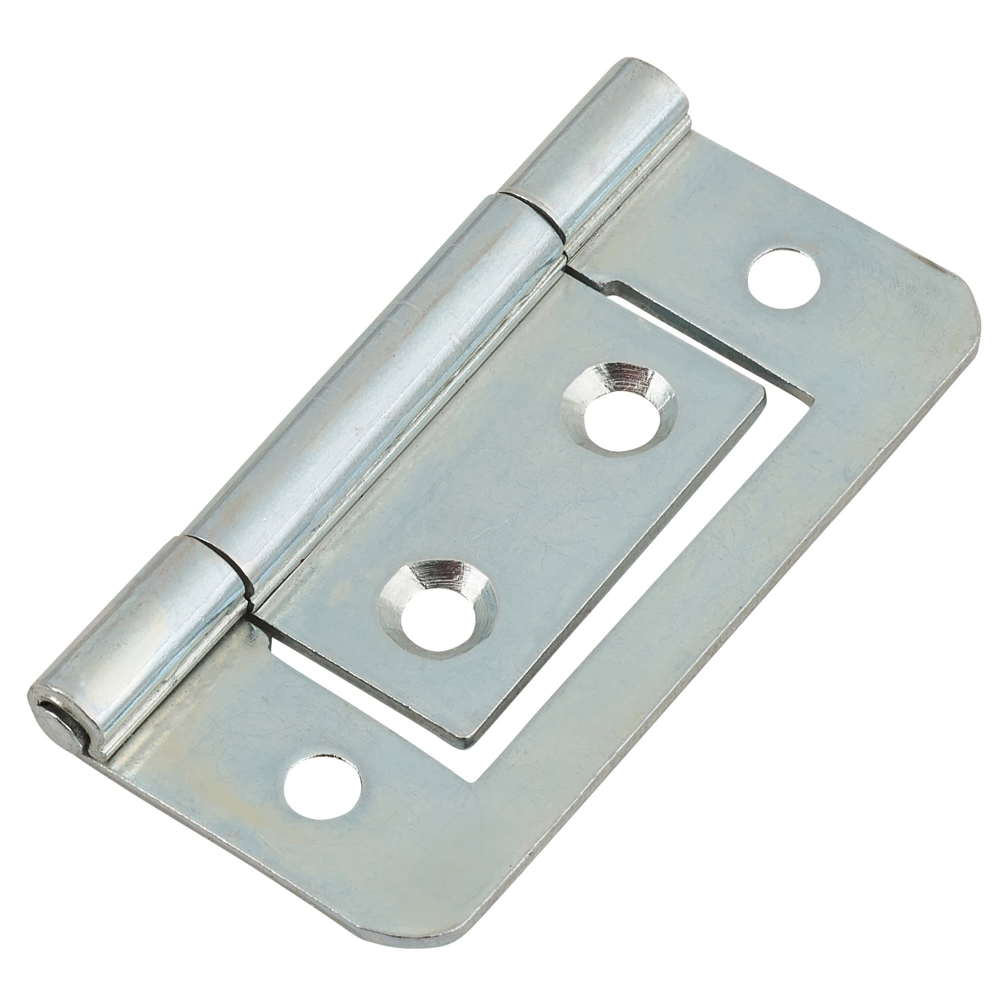 Flush Cabinet Hinge - 50 x 36 x 1mm - Zinc Plated - Pack of 10 Pairs - view 4