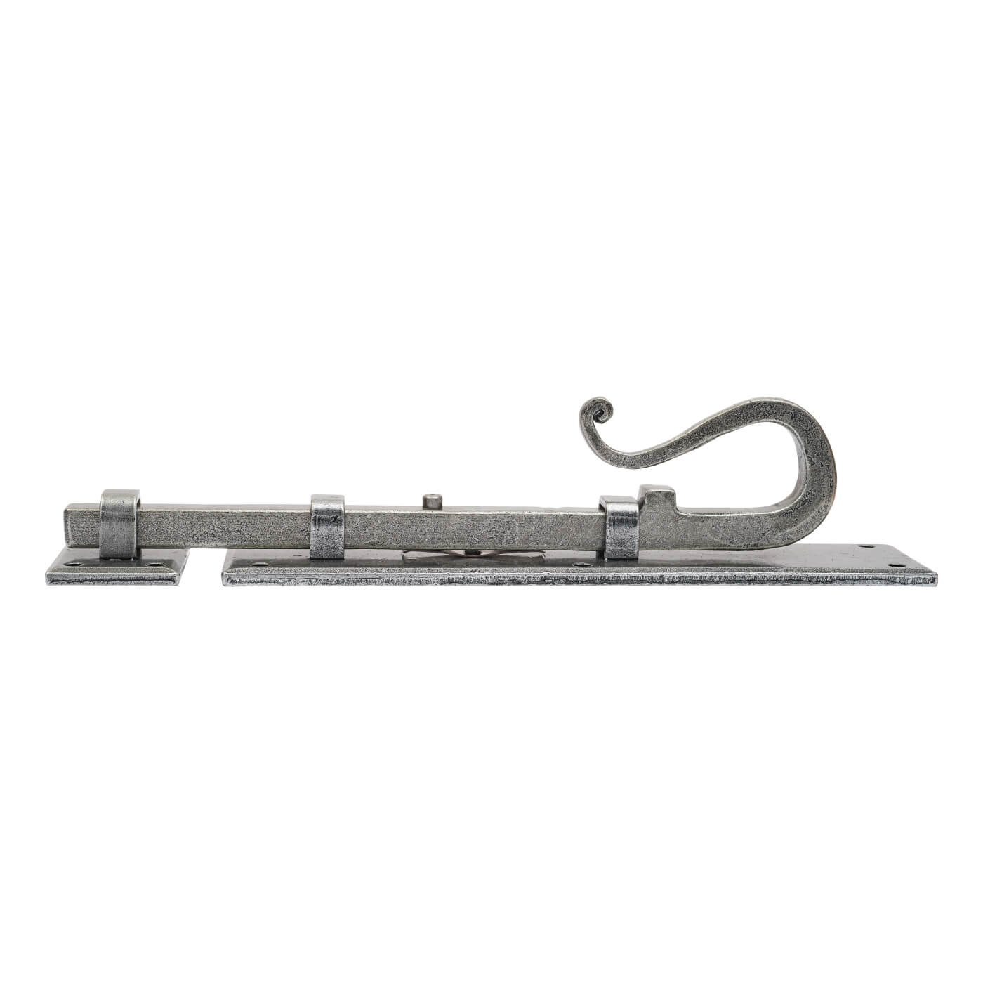 Pewter Straight Barrel Bolt - Shepherds Crook Range - 206 x 46mm - view 4