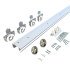 Bi-Passing Sliding Wardrobe Kit - 1830mm Track - 27kg Max Door Weight - view 2