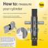 1 Star 6 Pin Kitemarked 100mm Euro Double Cylinder - 45 + 55mm - Pol Brass - Keyed to Differ - view 5