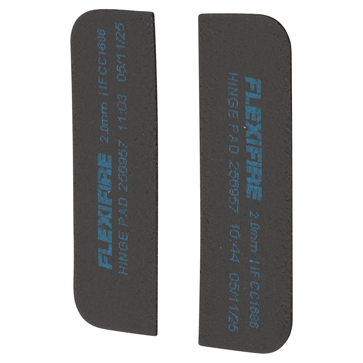 Flexifire Intumescent Hinge Pads For & - Radius - 100 x 30 x 2mm - Pack of 6 - view 2
