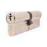 1 Star 6 Pin Kitemarked 100mm Euro Double Cylinder - 50 + 50mm - Pol Nickel - Keyed to Differ - view 2