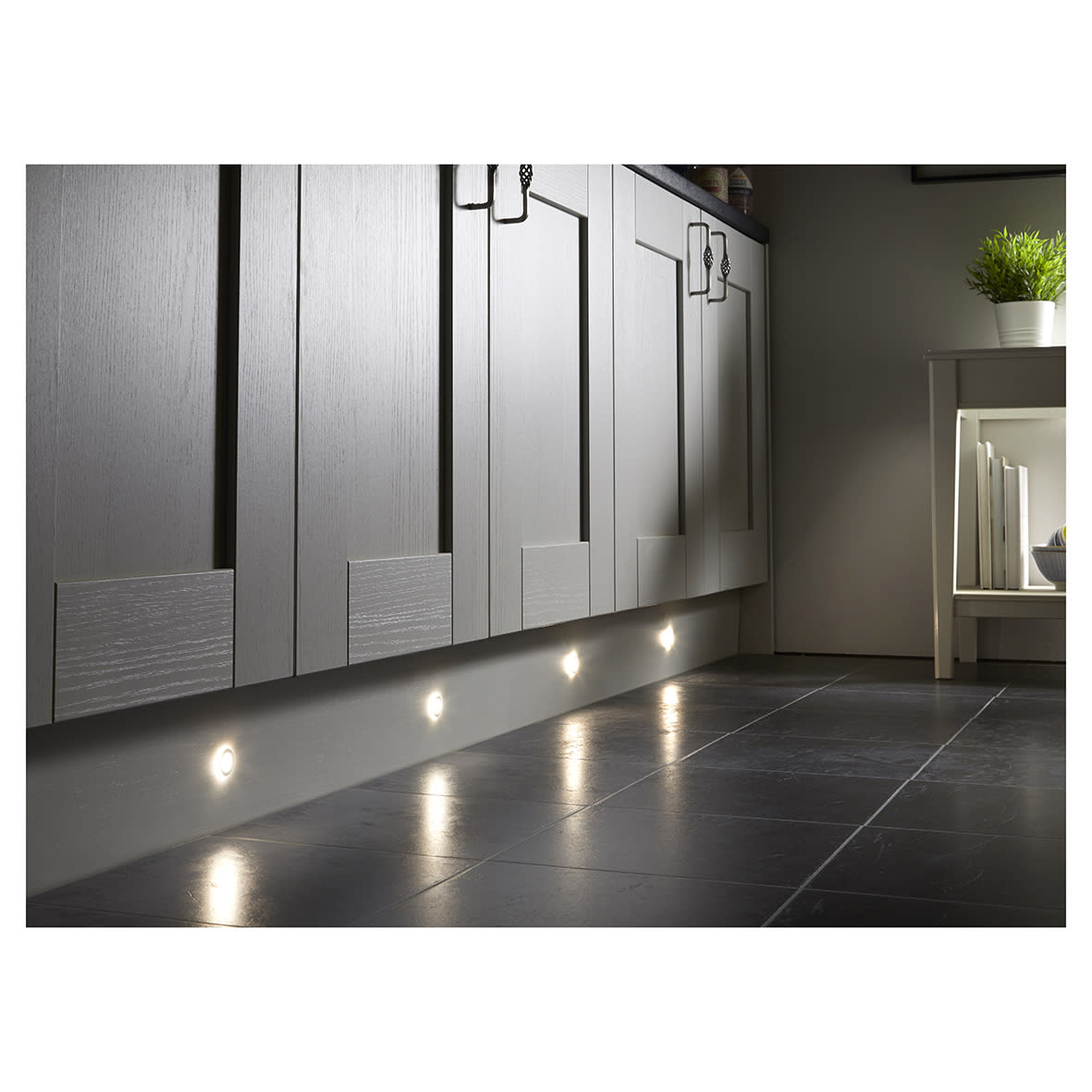 Halo 0.5W LED Round Plinth Light with Driver - 3000K/4000K/5000K CCT - Pack of 4 - view 3