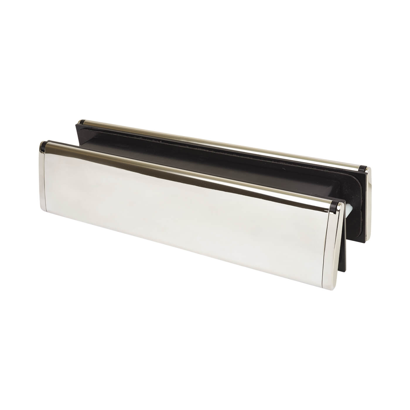 Sleeved Letter Plate - 300 x 70mm - Polished Stainless Steel - view 2