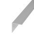 1000mm Aluminium Angle - Equal Sided - 15 x 15 x 1mm - Anodised - view 2