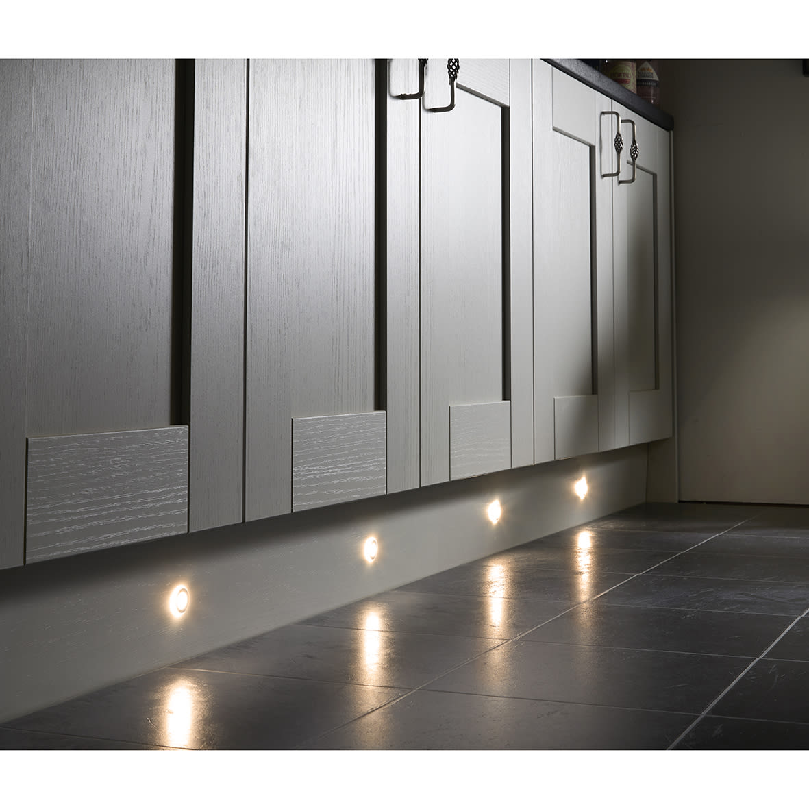 Halo 0.5W LED Round Plinth Light - 3000K/4000K/5000K CCT - view 2
