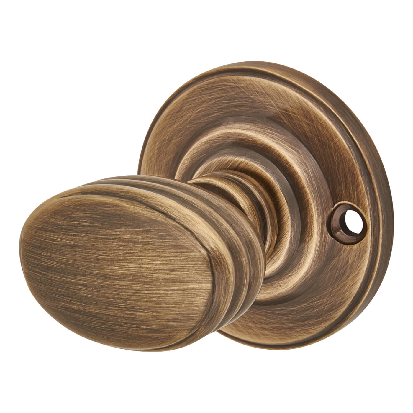 Bathroom Turn & Release - 40mm Diameter - Antique Brass - view 4