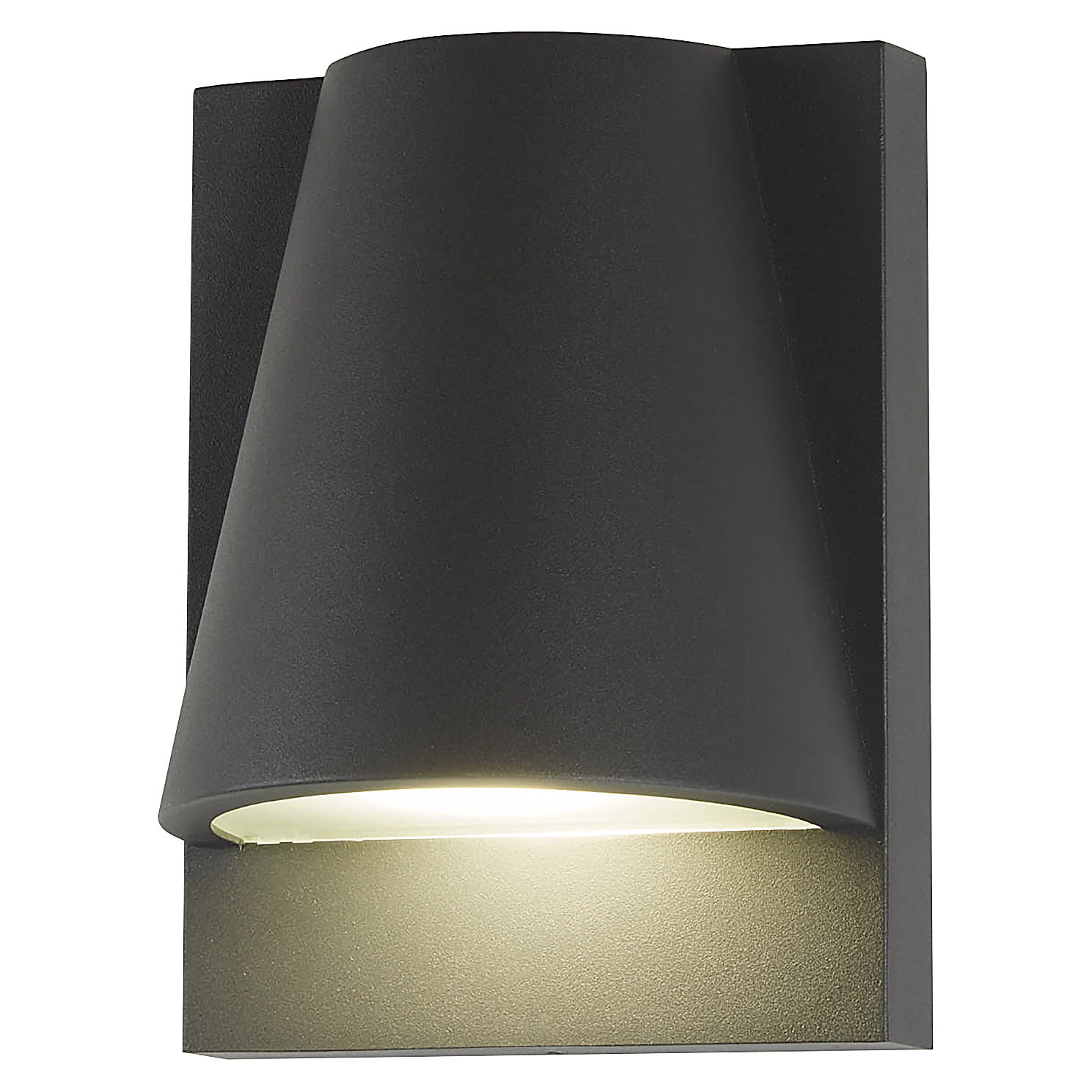 Forum Zinc Vesoul LED Domed Outdoor Down Wall Light - IP43 - Anthracite - view 3