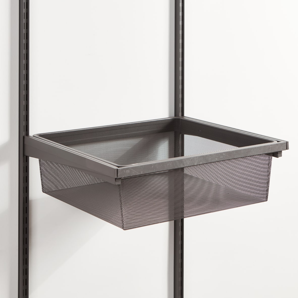 Garage+ Storage Top Track System - Click In Basket for Gliding Frame - 580 x 527 x 82mm - Grey - view 2