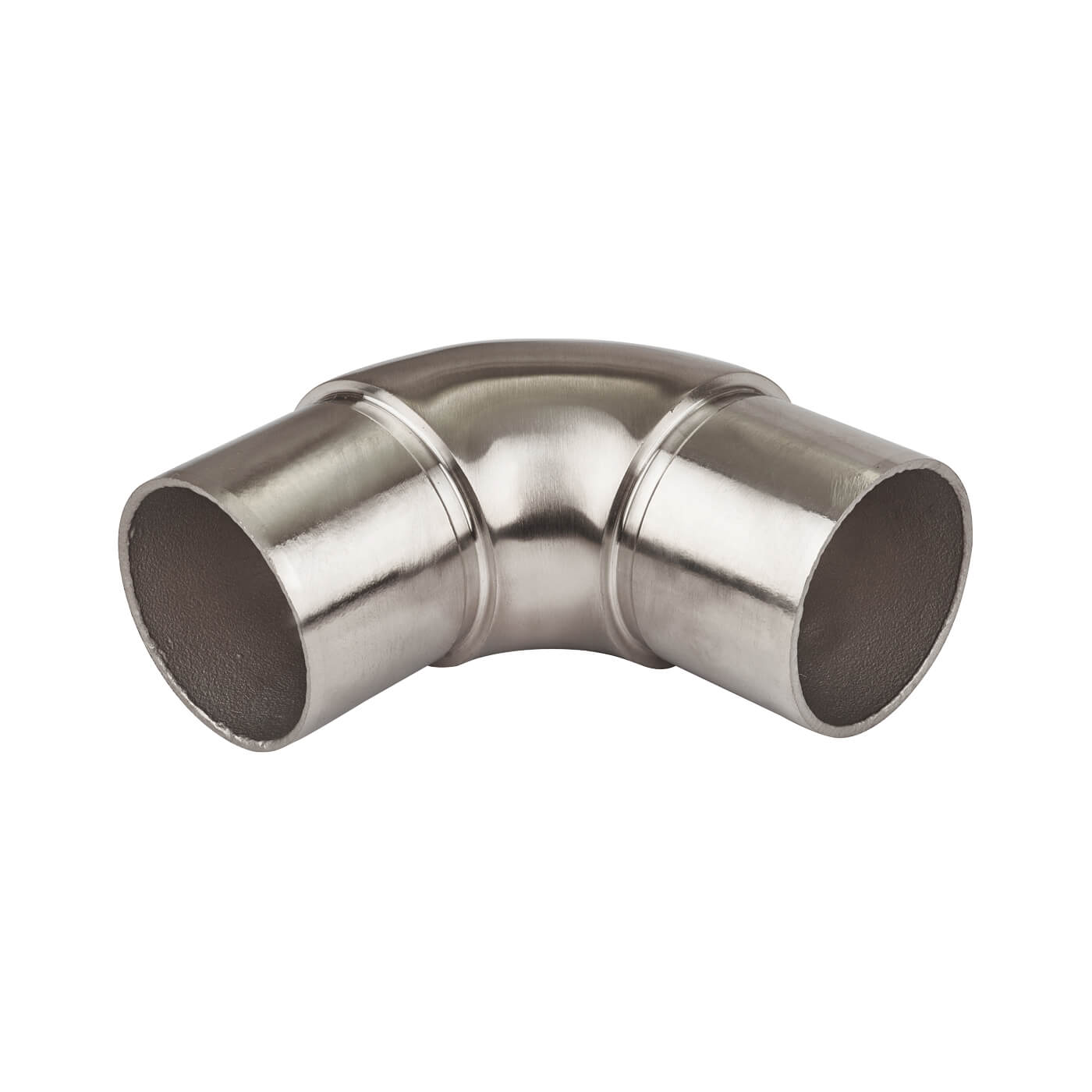 90° Curved Elbow - 304 Brushed Satin Stainless Steel - view 2