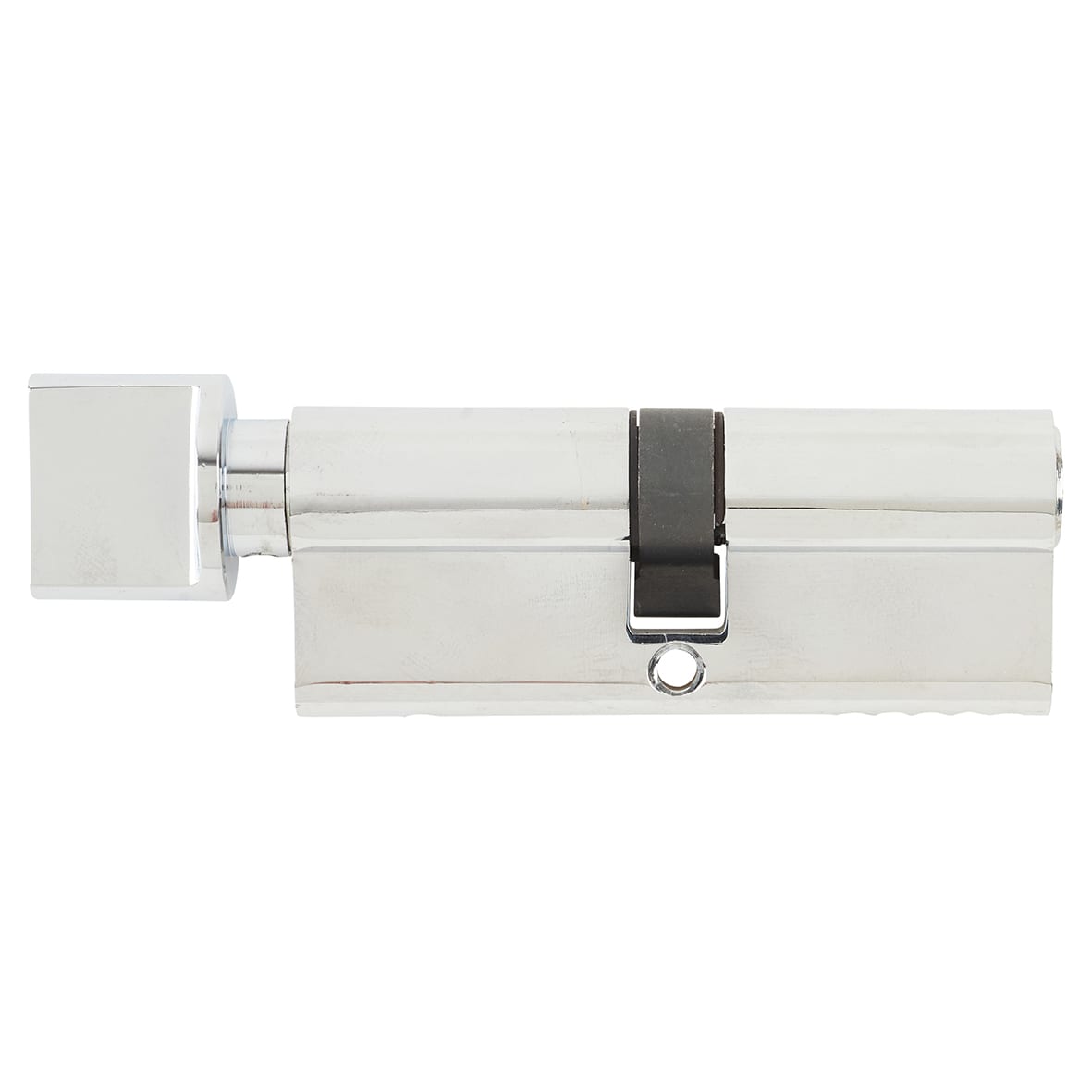 5 Pin 80mm Euro Thumbturn Cylinder - 40mm Turn + 40mm - Polished Chrome - Keyed to Differ - view 2