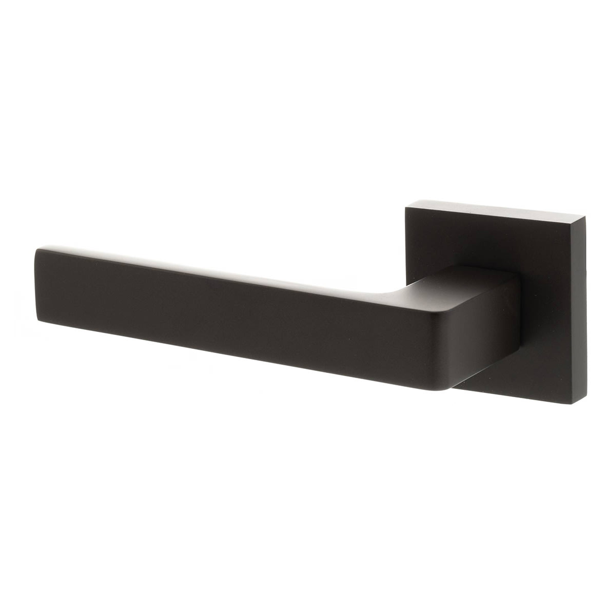 Status Montana Door Handle on Square Rose - Urban Dark Bronze - view 3