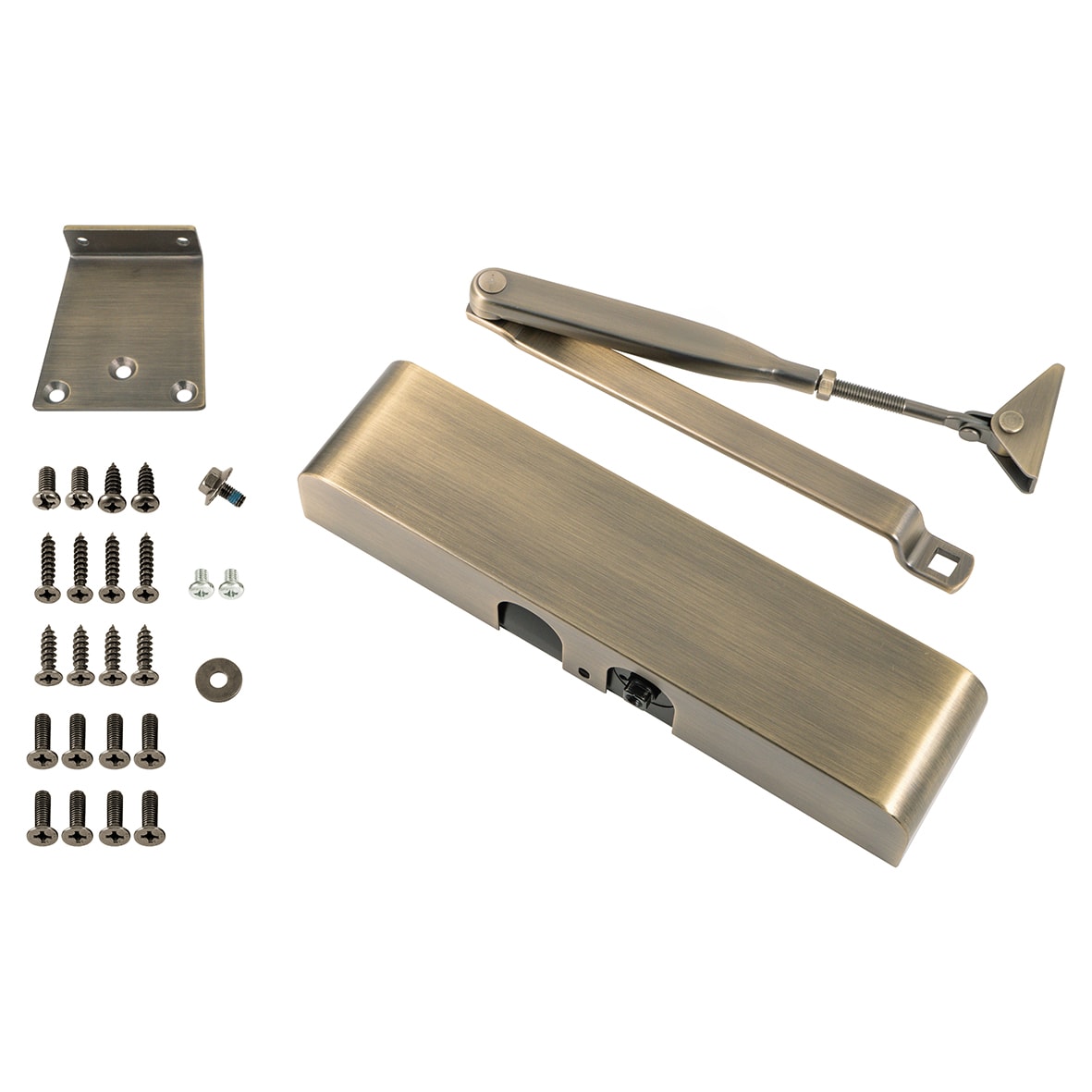 83 Series Overhead Fire Door Closer - Power Size 2-4 - Push/Pull Mounting - Antique Brass - view 2