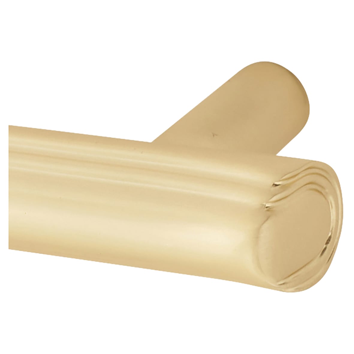 Filton 11mm T-Bar Cabinet Pull Handle - 128mm Centres - Satin Brass - view 2