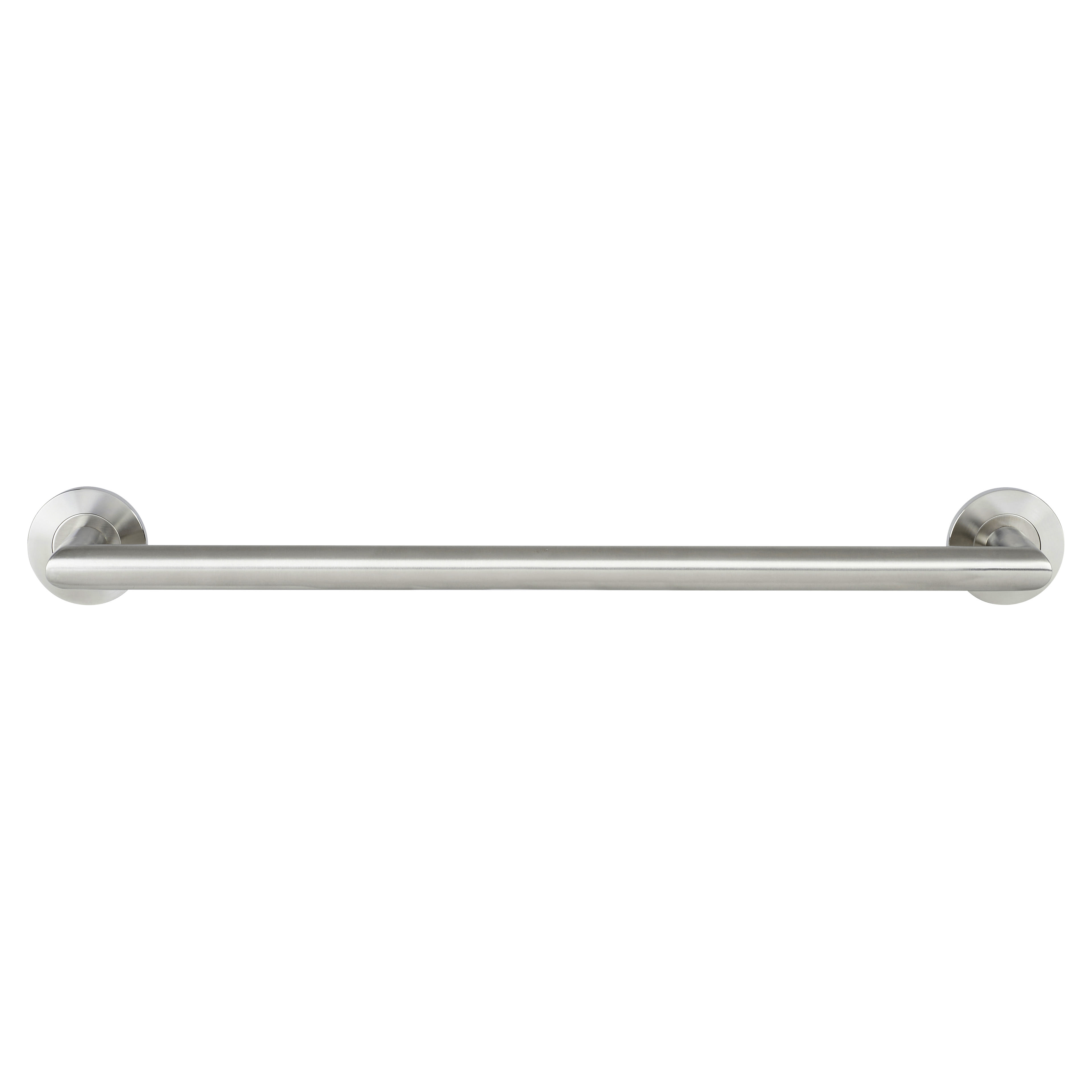 Classic Round Towel Rail - 453 x 67 x 19mm - Satin Stainless Steel - view 2