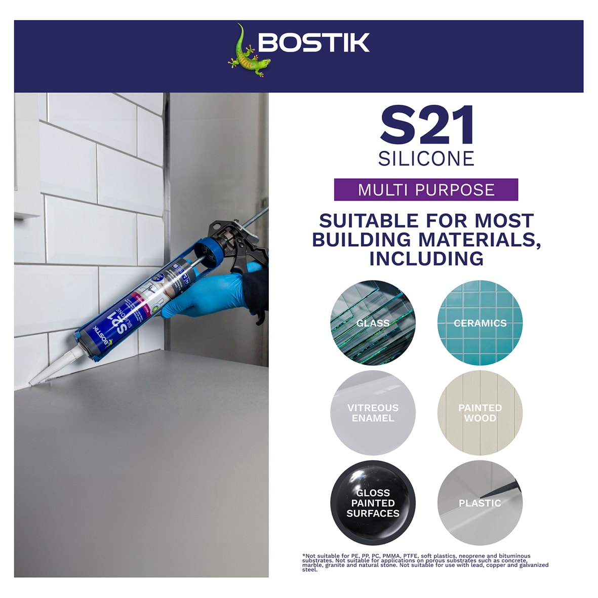 S21 General Purpose Sealant - 310ml - White - view 5