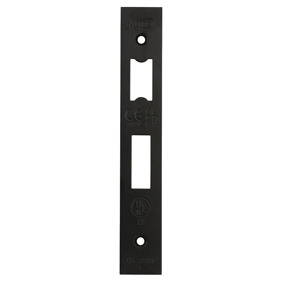 Architectural Bolt Through 3 Lever Sashlock - 65mm Case - 44mm Backset - Square - Matt Black - view 4