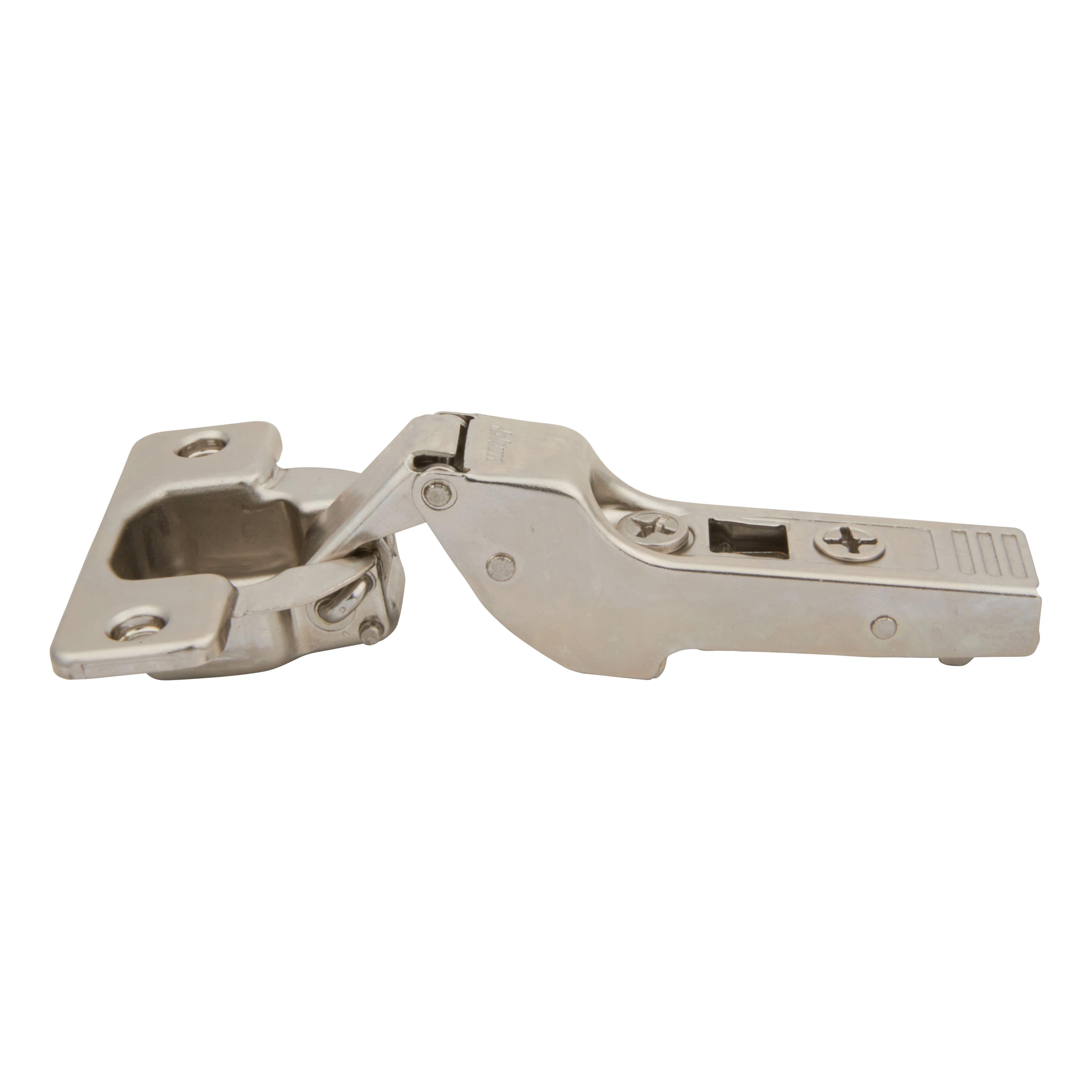 CLIP Top Cabinet Hinge - 120° - Un-Sprung - Half Overlay - Zinc Plated - Pair - view 3