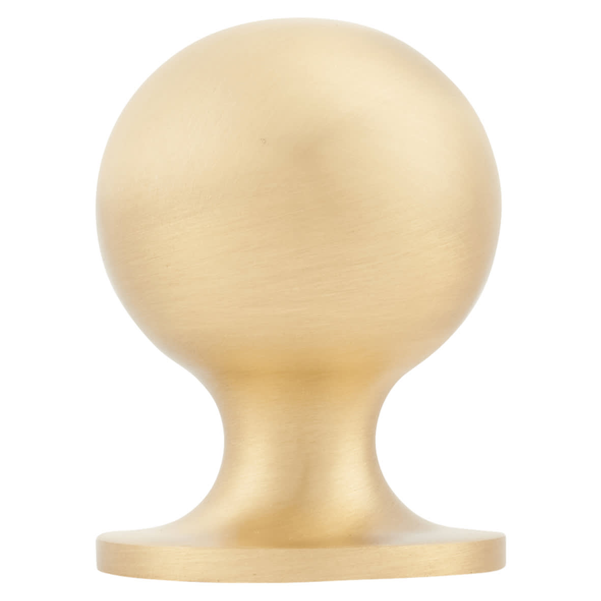 Marcus Ball Cabinet Knob - 32mm Diameter - Satin Brass - view 2