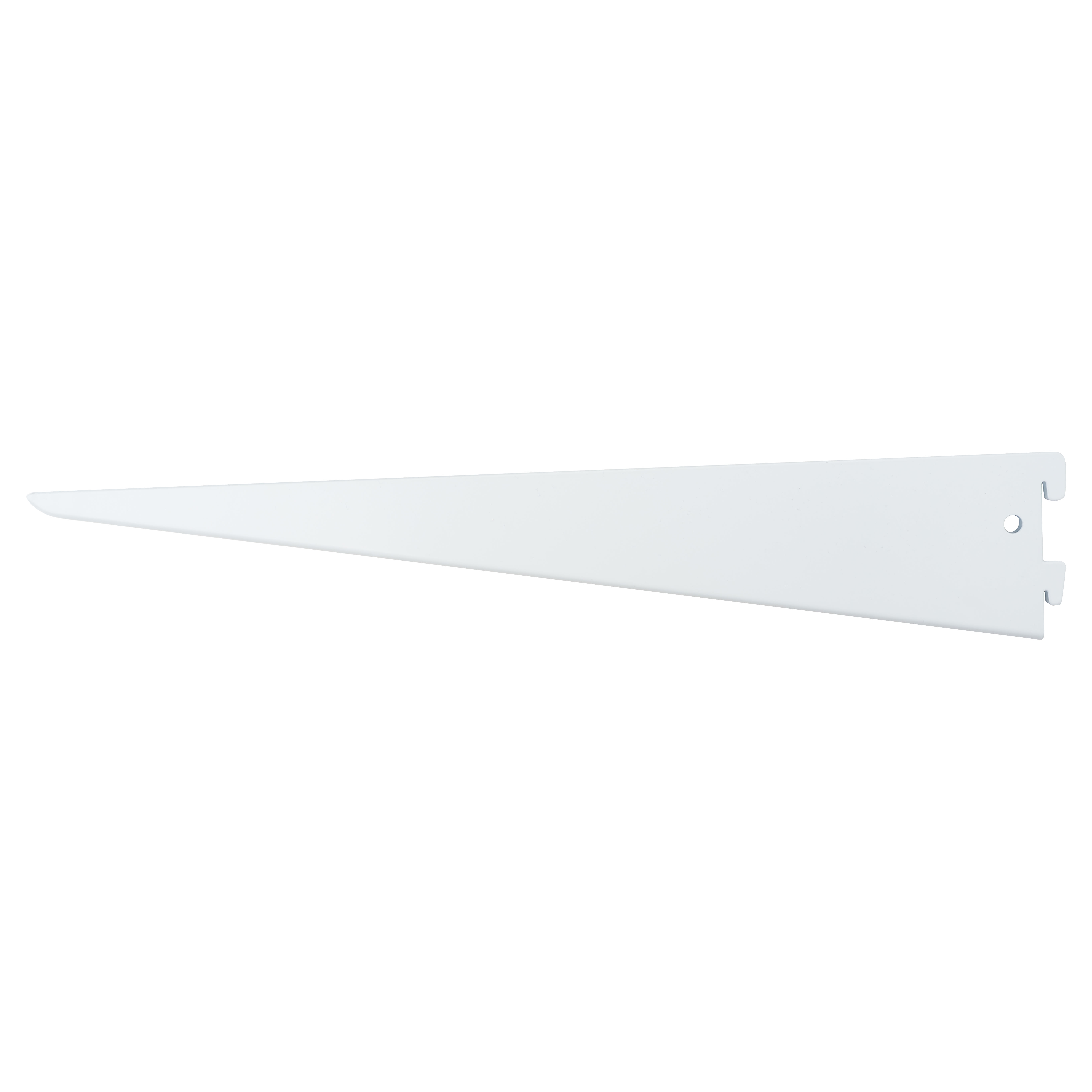 Twin Slot Shelf Bracket - 470mm Length - White - view 2