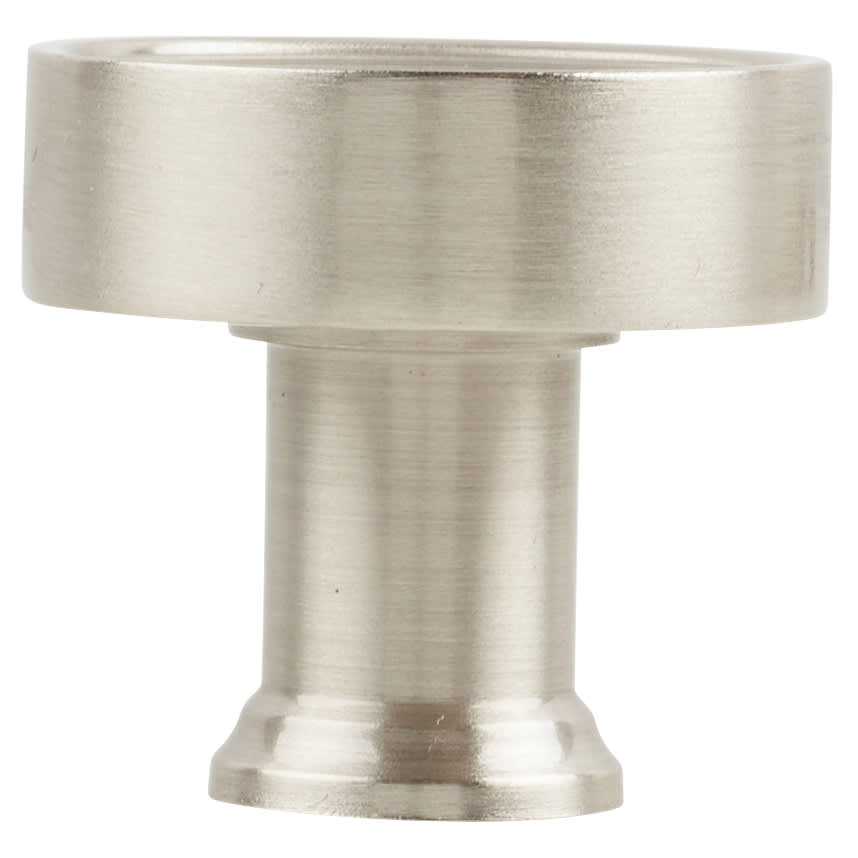 Marcus Florence Round Cabinet Knob - 32mm Diameter - Satin Nickel - view 2