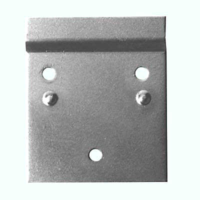 Offset Wall Plate - 70 x 60mm - Zinc Plated - Pack of 10 - view 2
