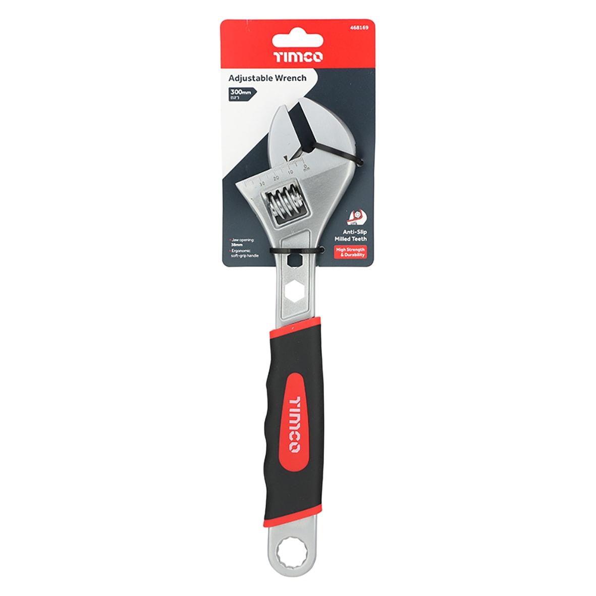 Adjustable Wrench - 300mm/12" Length - view 2
