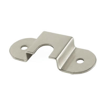 Central Lock Drawer Locking Pin Saddle - Zinc Plated - Pack of 10 - view 2