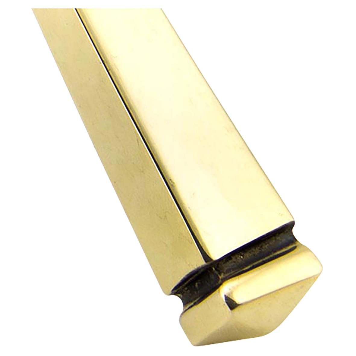 Aged Brass uPVC Slimline Multipoint Door Handles - 92mm c/c - Avon Range - view 4