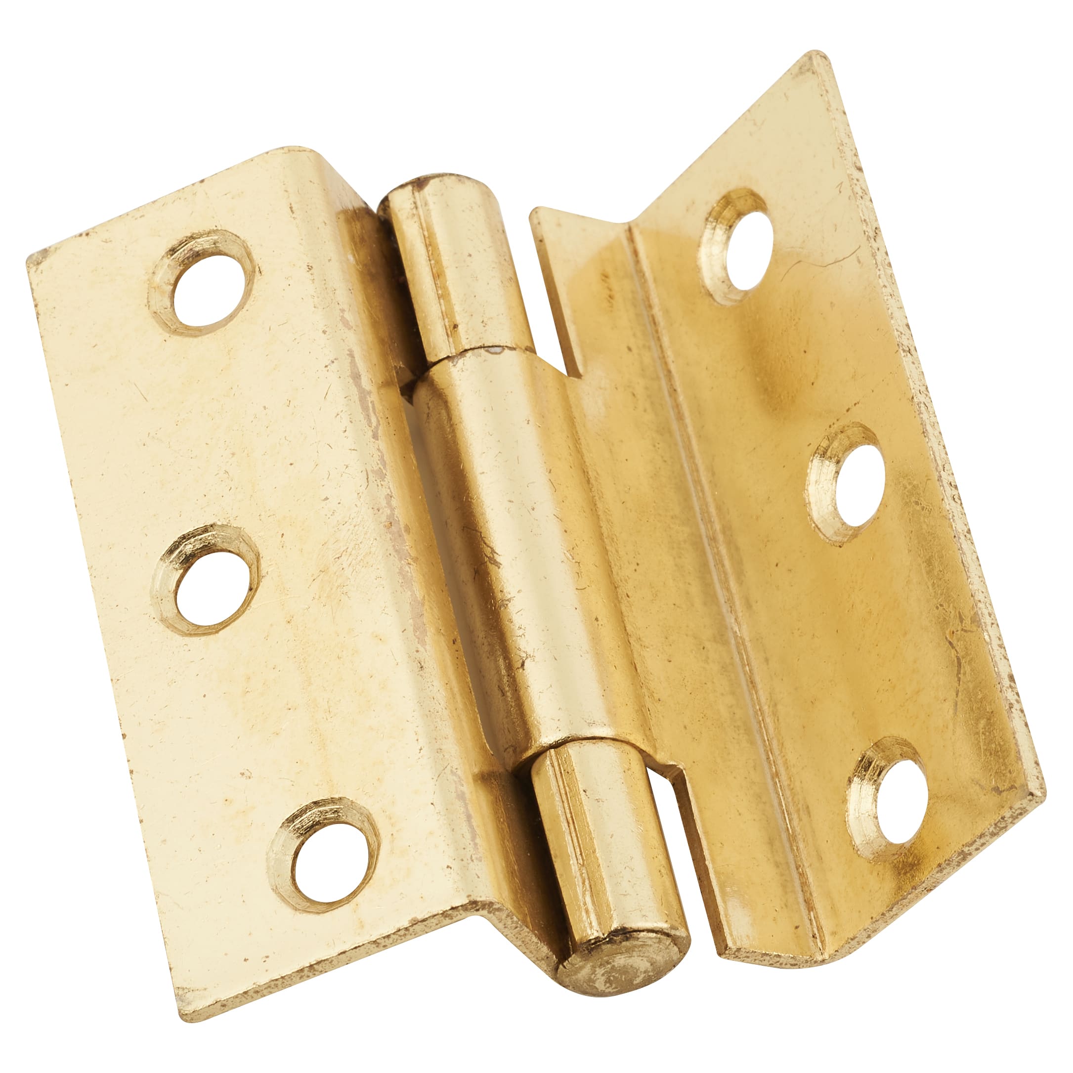Storm Proof Casement Window Hinge - 63mm Length - Polished Brass - Pair - view 2