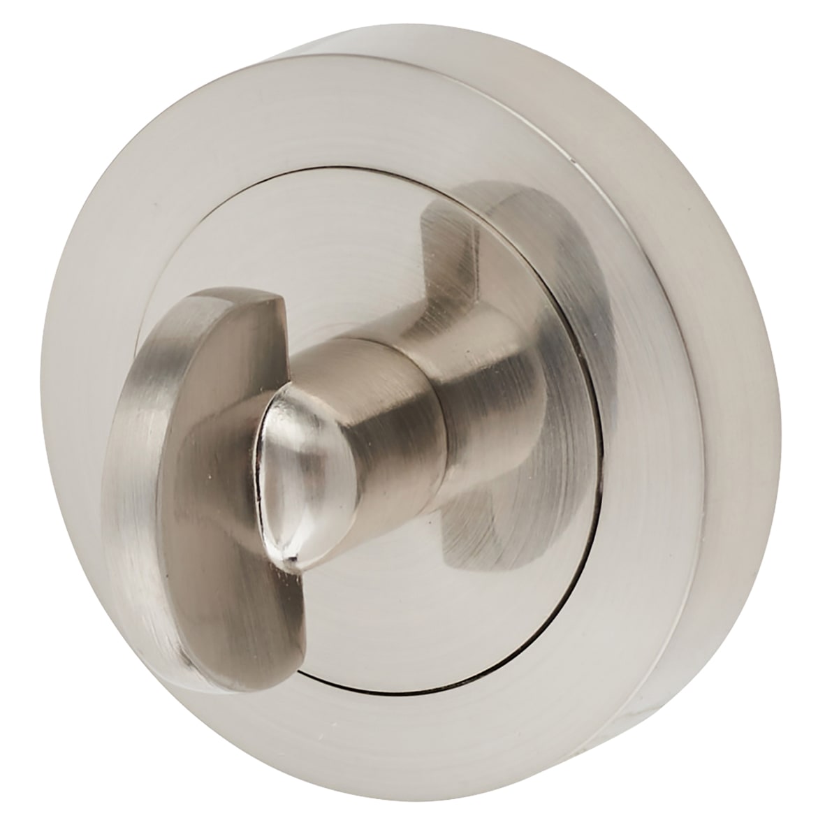 Brass Bathroom Turn & Release & Deadbolt Ultimate Kit - Satin Nickel - view 3