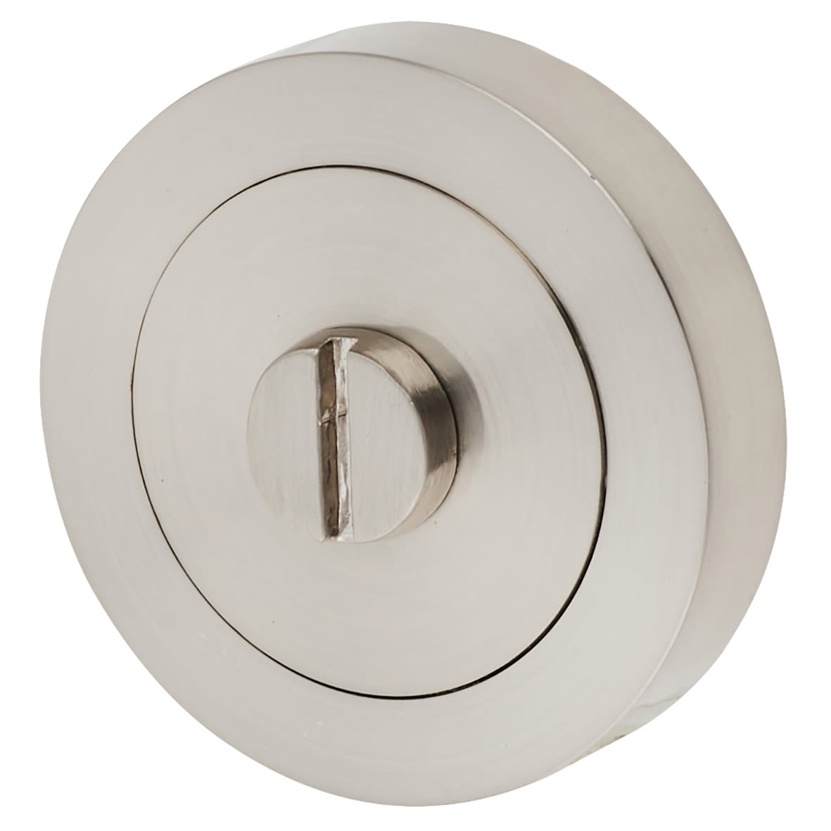 Brass Bathroom Turn & Release & Deadbolt Ultimate Kit - Satin Nickel - view 4