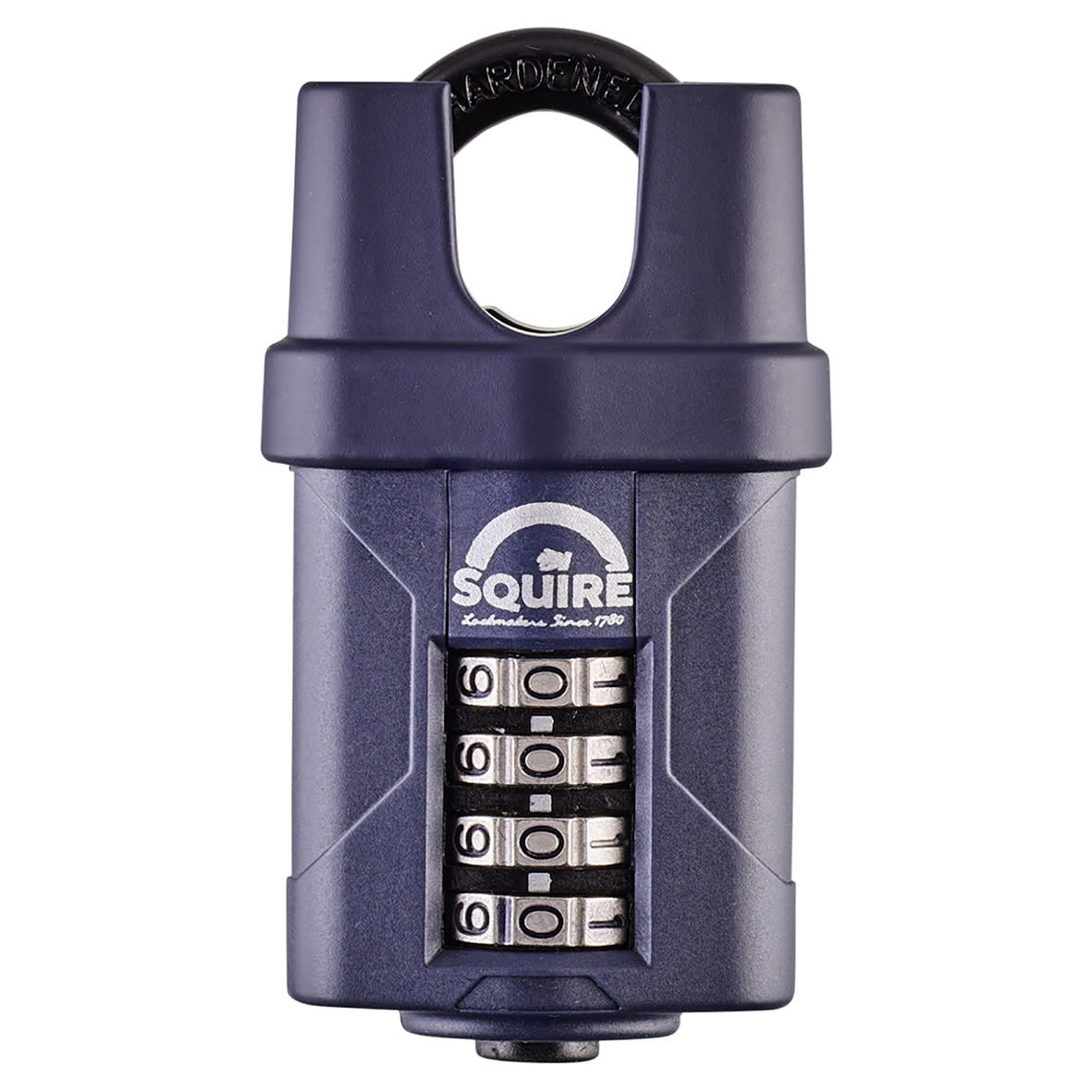 CP40CS Combination All Weather Closed Shackle Padlock - 40mm Body - 13 x 17mm Shackle - Blue - view 2