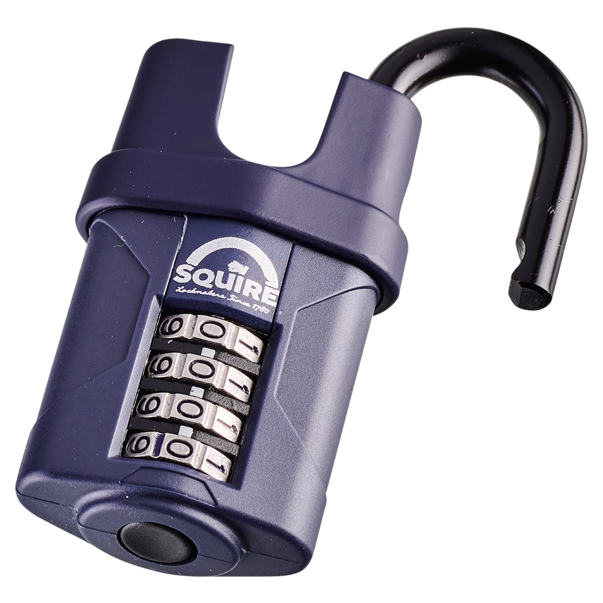CP40CS Combination All Weather Closed Shackle Padlock - 40mm Body - 13 x 17mm Shackle - Blue - view 4