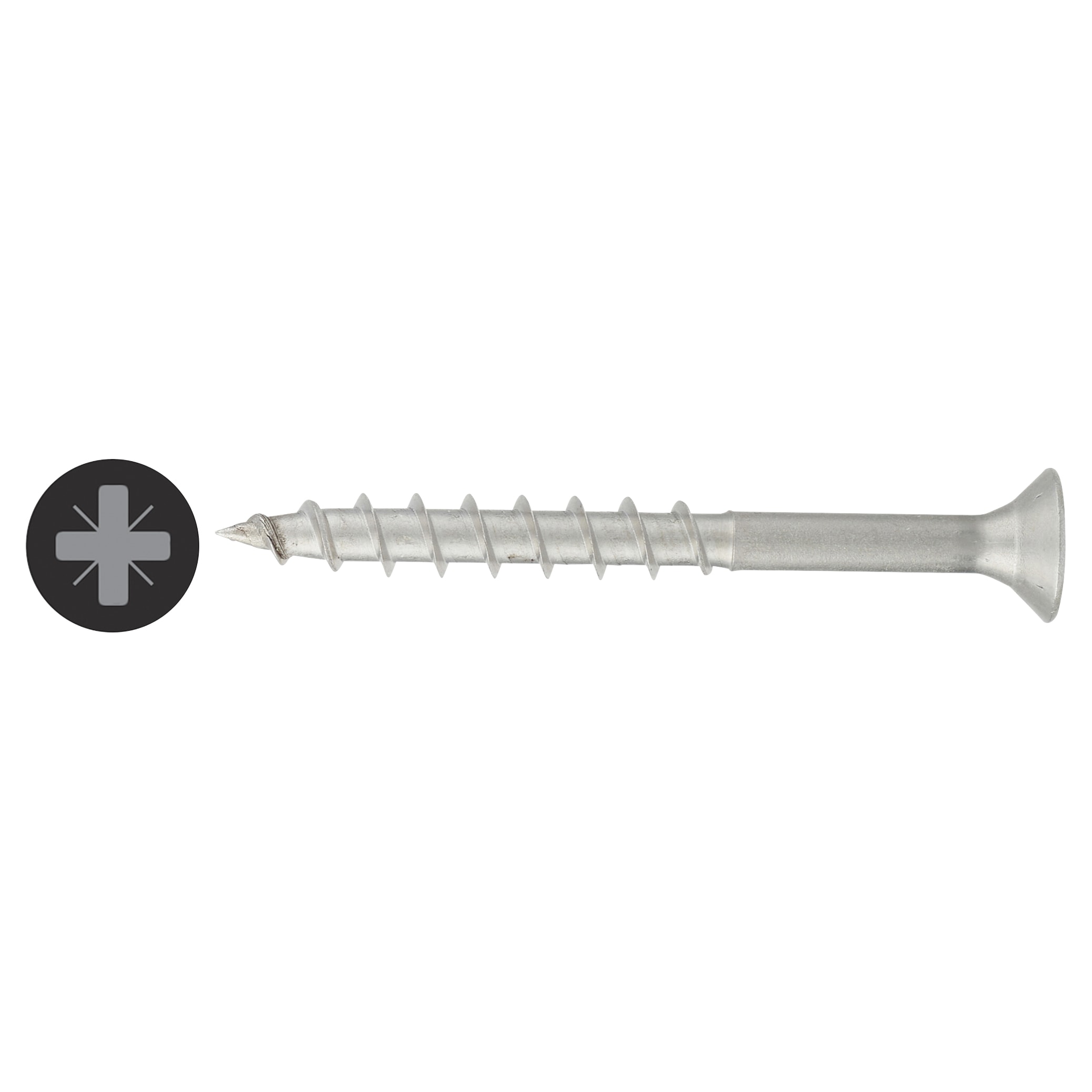 R2 Retinox Pozi Countersunk Wood Screws - 6.0 x 60mm - A2 Stainless Steel - Pack of 100 - view 2