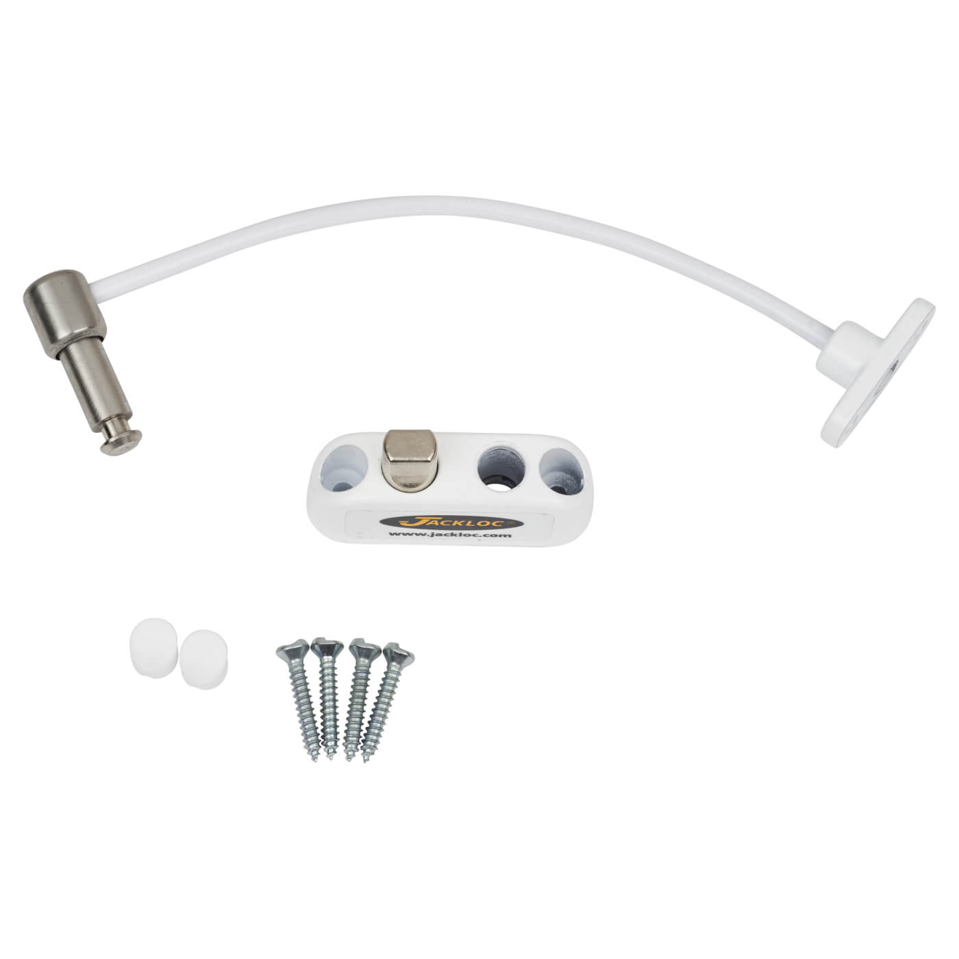 Pro-Twist Push & Turn Cable Window Restrictor - White - view 3
