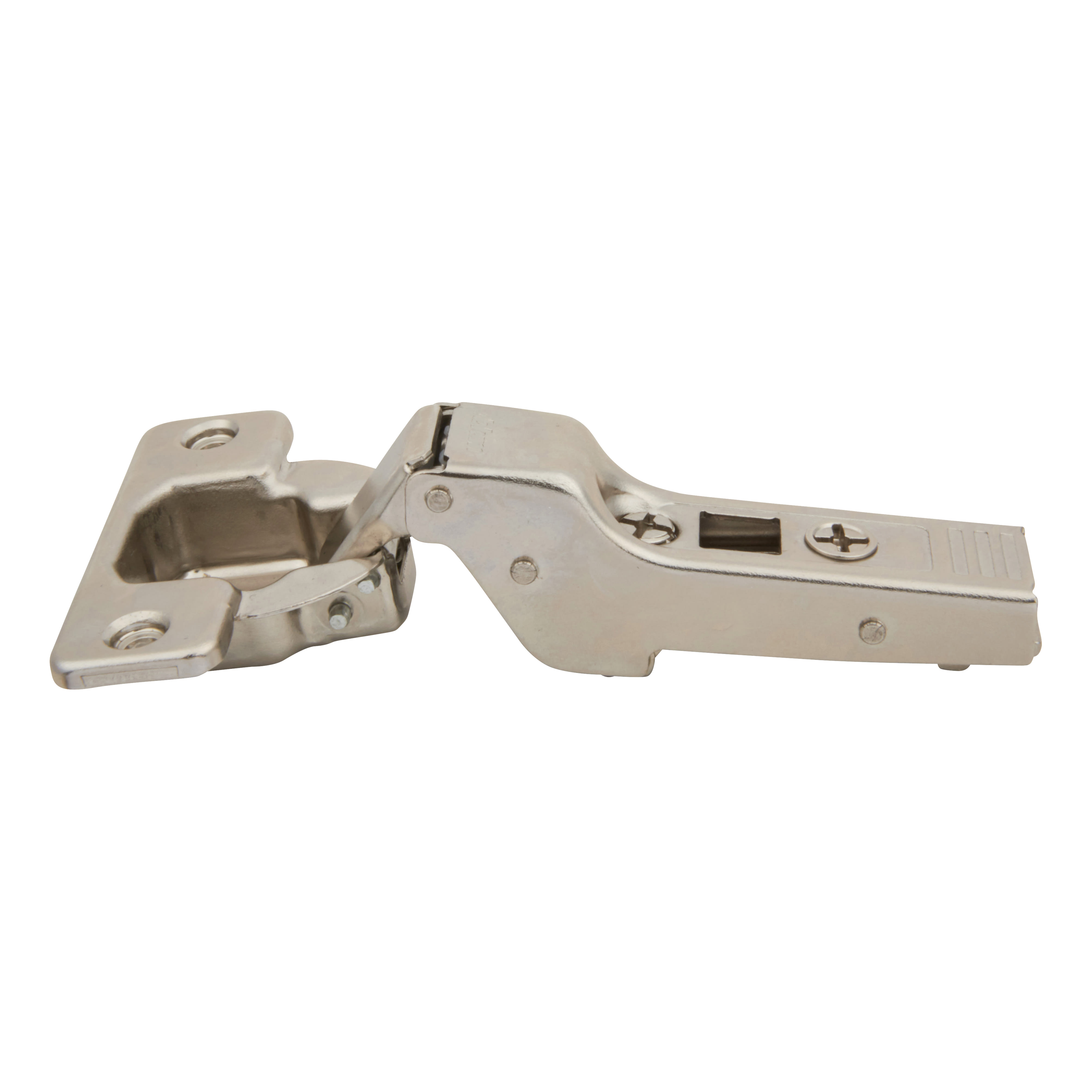 CLIP Top Cabinet Hinge - 107° - Sprung - Half Overlay - Zinc Plated - Pair - view 3