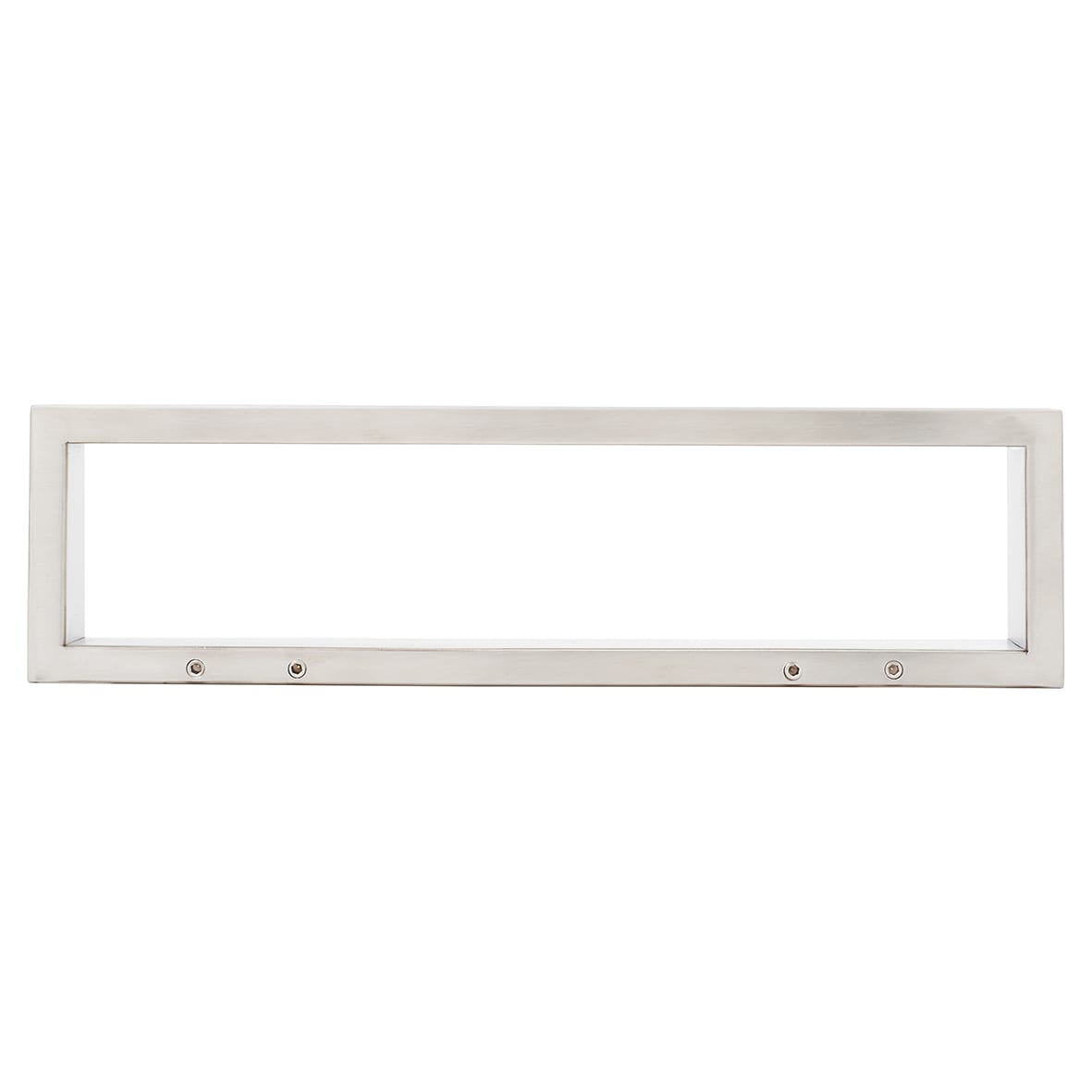 Contemporary Square Towel Rail - 260 x 70 x 30mm - Satin Stainless Steel - view 2