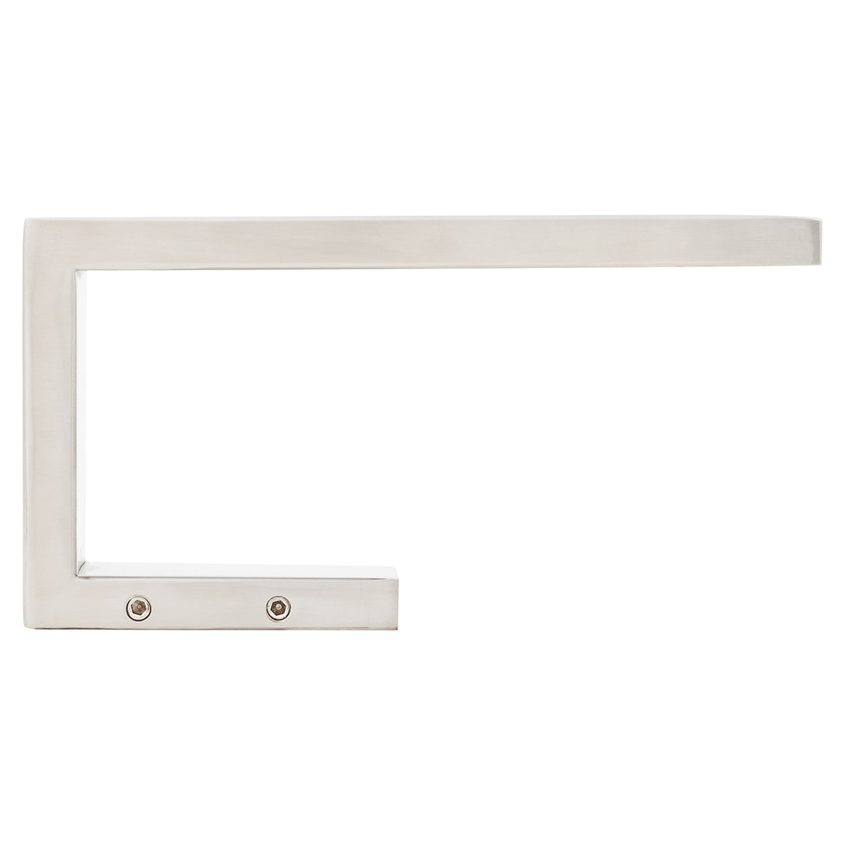 Contemporary Square Toilet Roll Holder - 145 x 75 x 40mm - Satin Stainless Steel - view 2