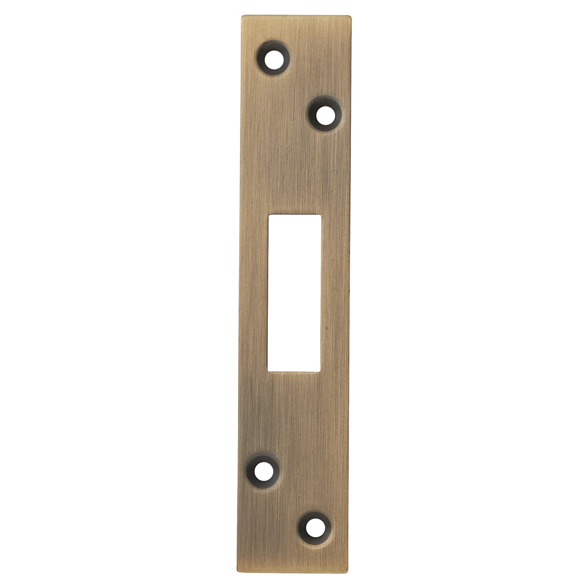 Architectural Euro Profile Deadlock - 65mm Case - 44mm Backset - Square - Antique Brass - view 2