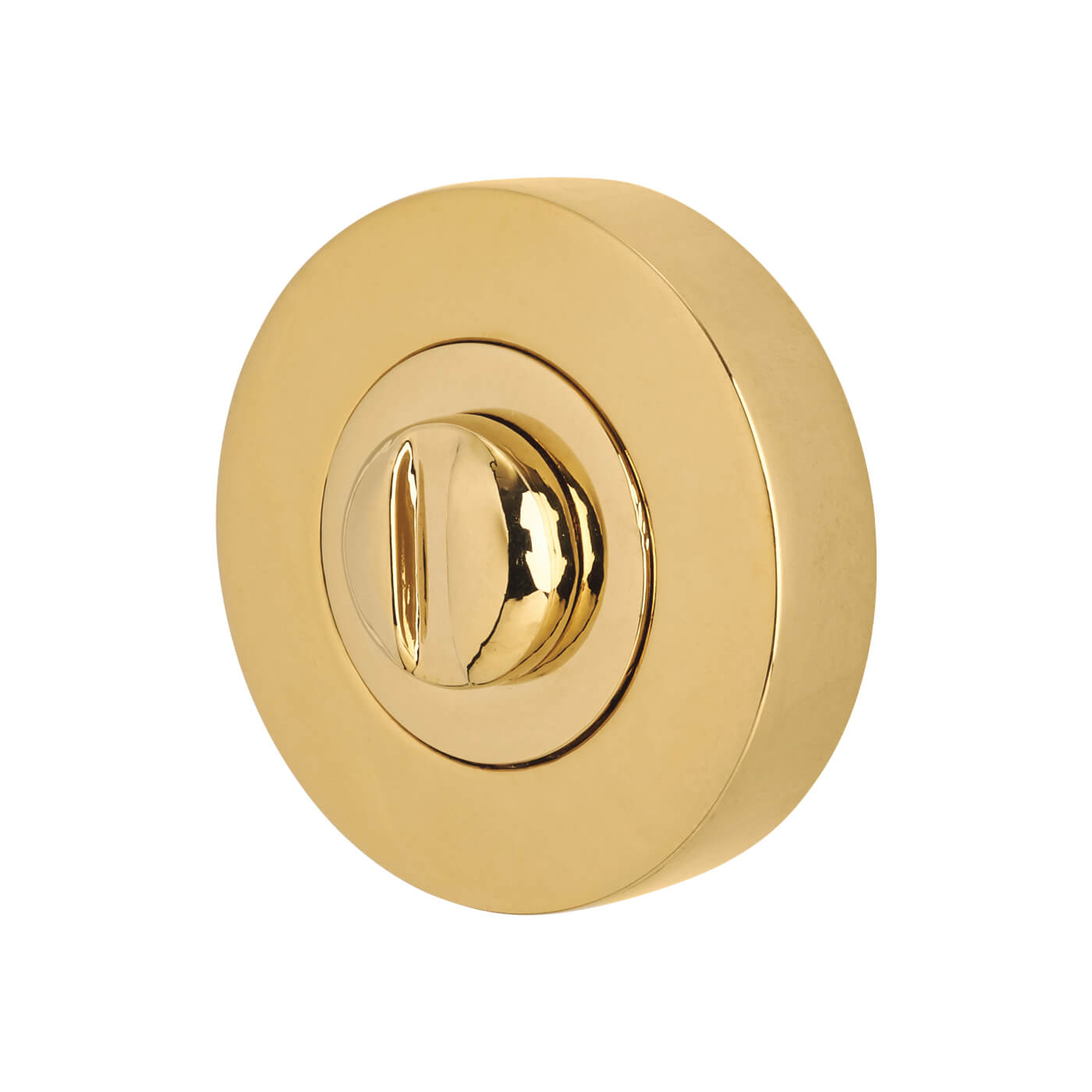 Mini Bathroom Turn & Release - 35mm Diameter - Polished Brass - view 4