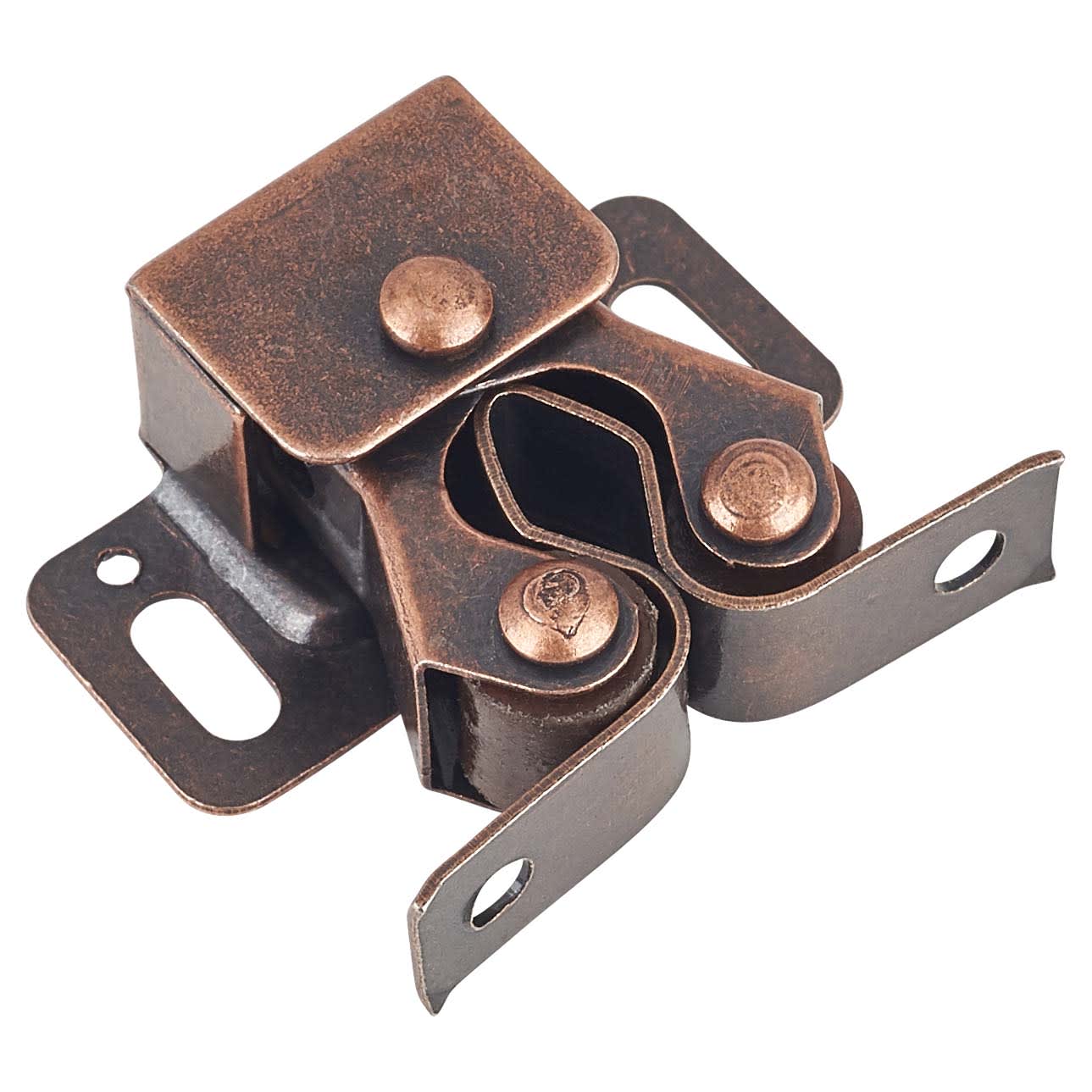 Double Roller Catch - 32 x 22 x 14mm - Bronze - Pack of 10 - view 3