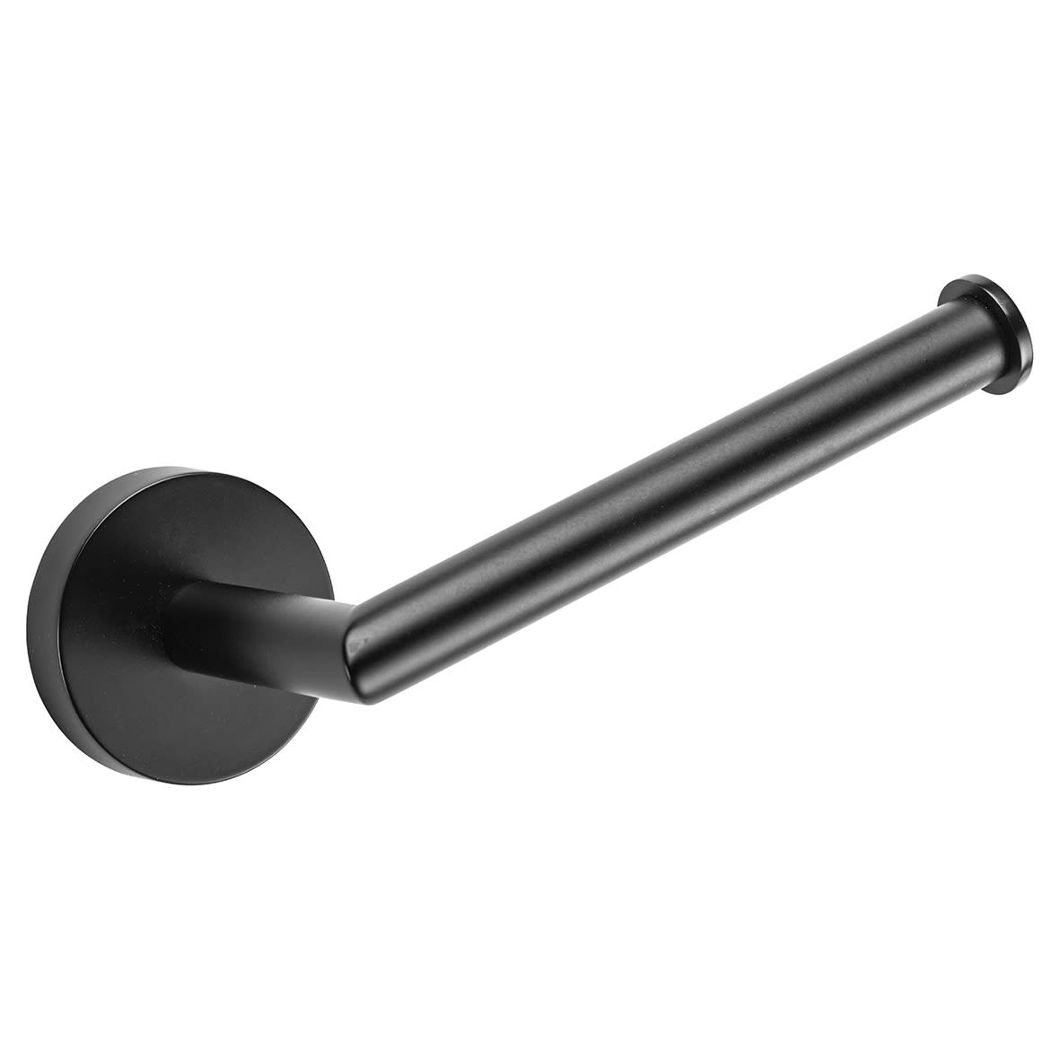 Epsom Flexi-Fix Round Toilet Roll Holder - 162 x 83.5 x 54mm - Matt Black - view 5